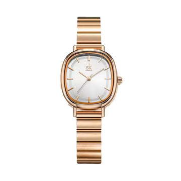 Reloj Shengke 0174 para Dama | Diseño Ovalado Minimalista