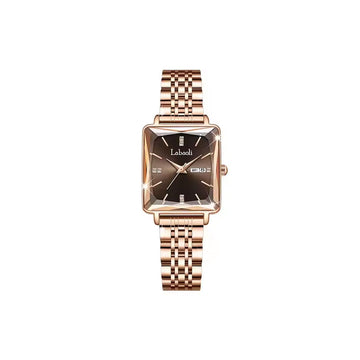 Reloj Labaoli LA258 para Mujer | Diseño Cuadrado y Cristal Facetado
