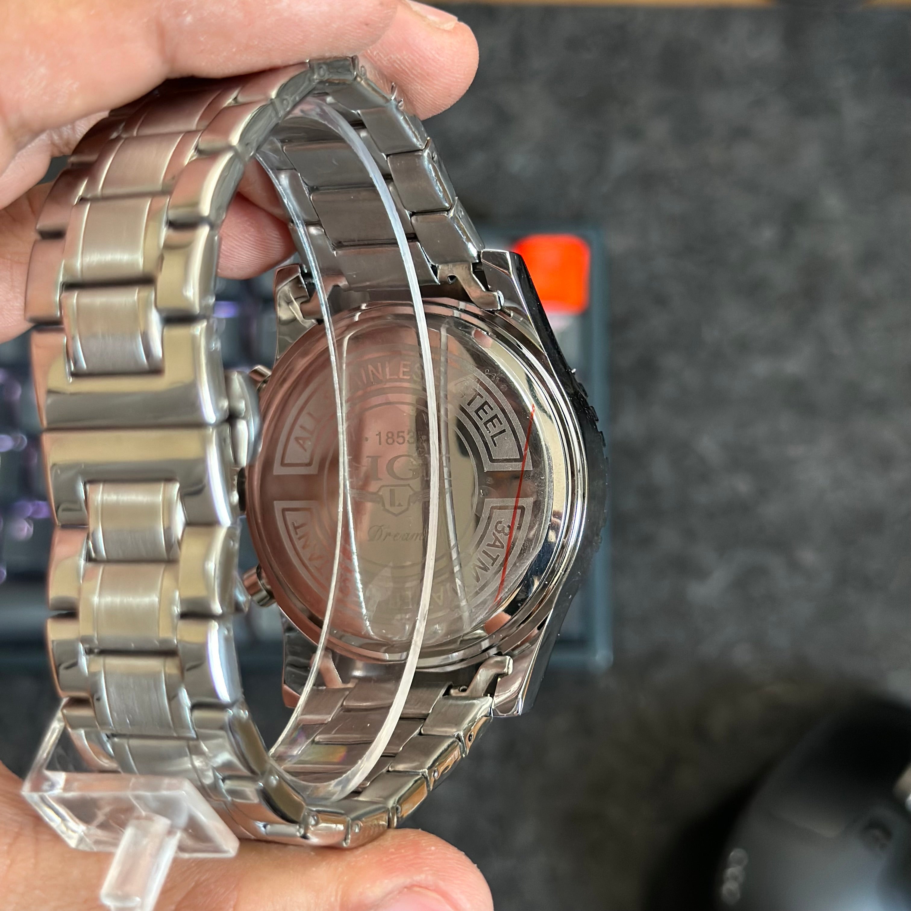 Reloj Lige 8989 Cronógrafo para Hombre | Acero y Esfera Turquesa