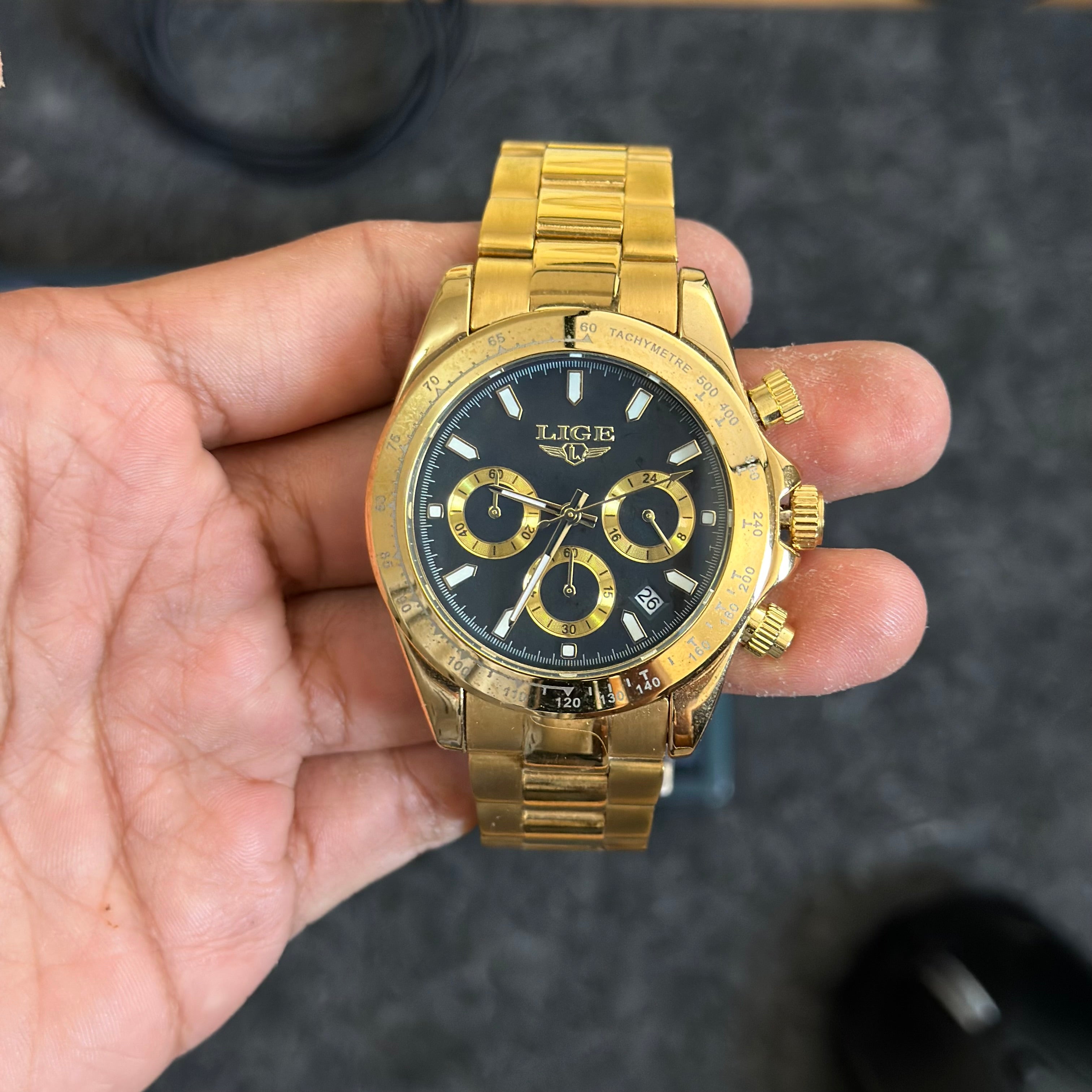 Reloj Lige 8937 elegante con movimiento de cuarzo japonés | LG-8937
