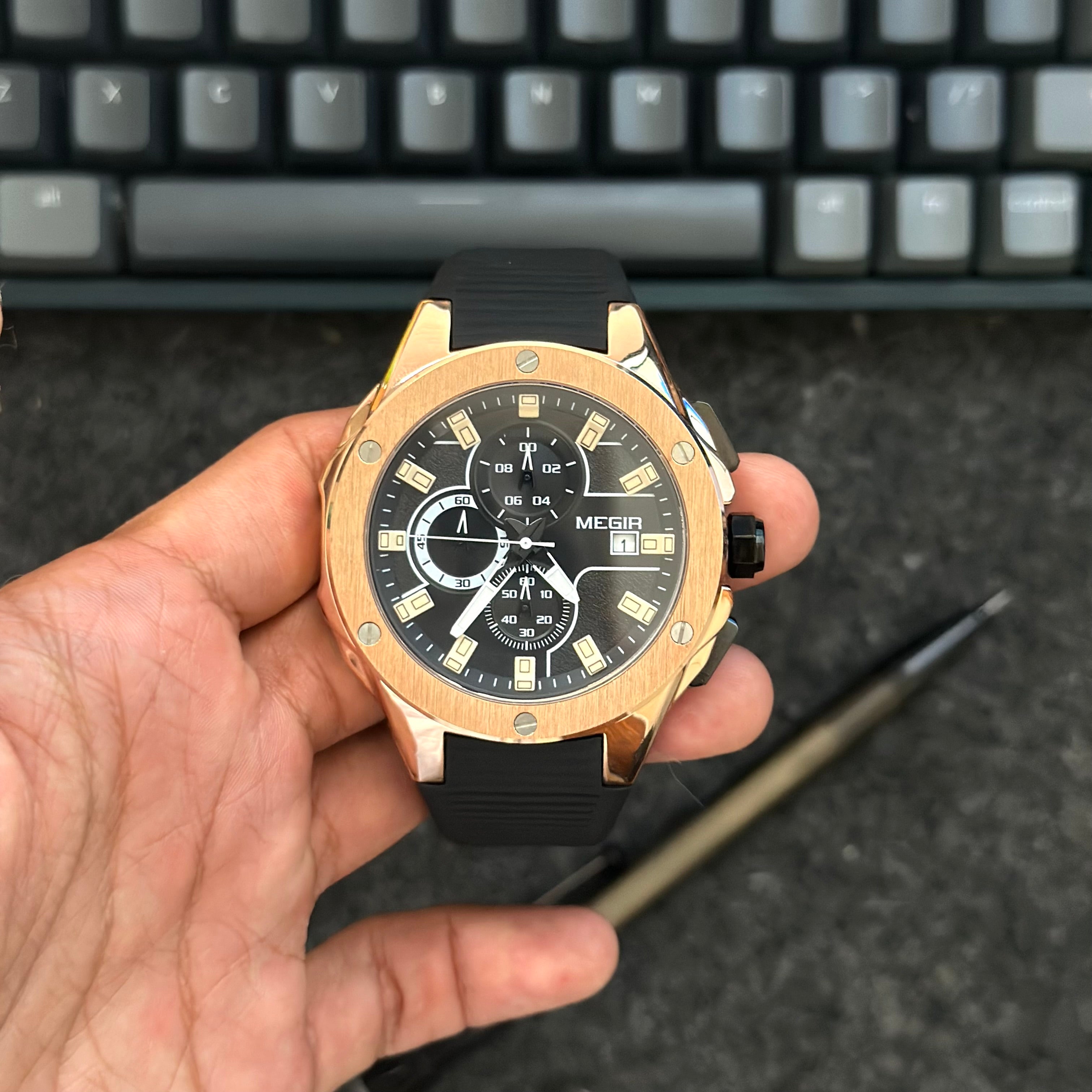 Reloj Megir 2053 Cronógrafo para Hombre | Deportivo y Audaz