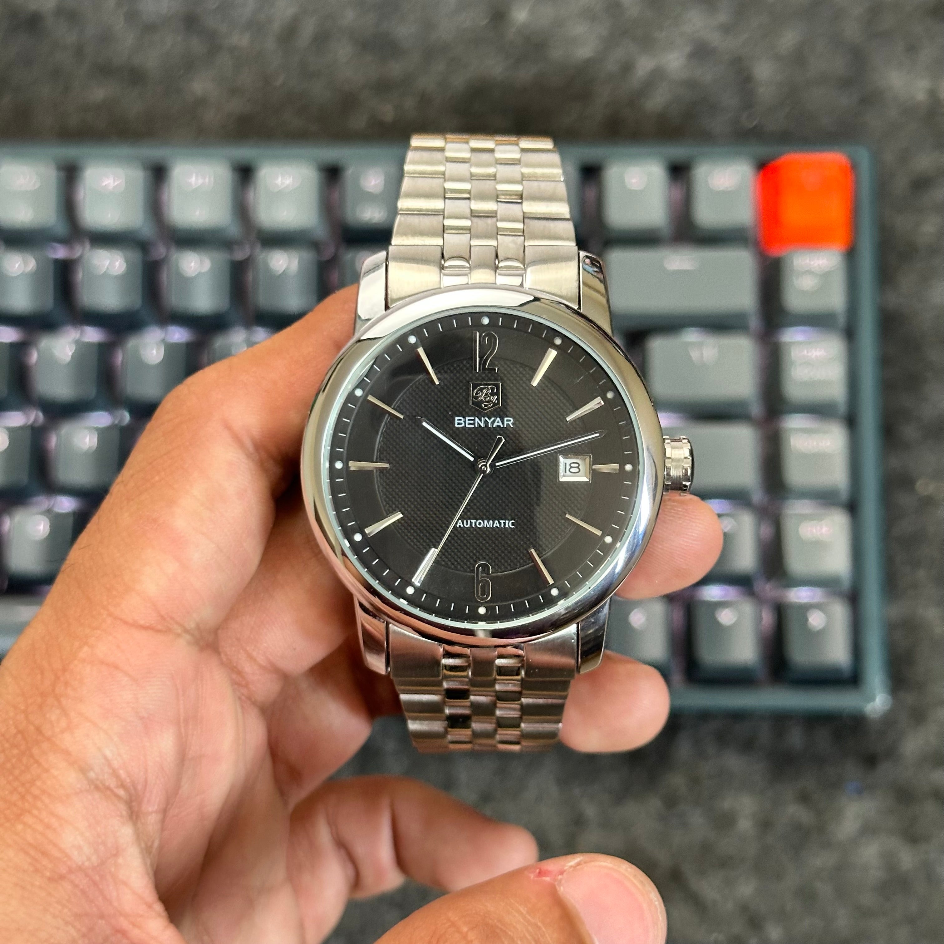 Reloj Benyar 5144 de Vestir Automático para Hombre | Acero