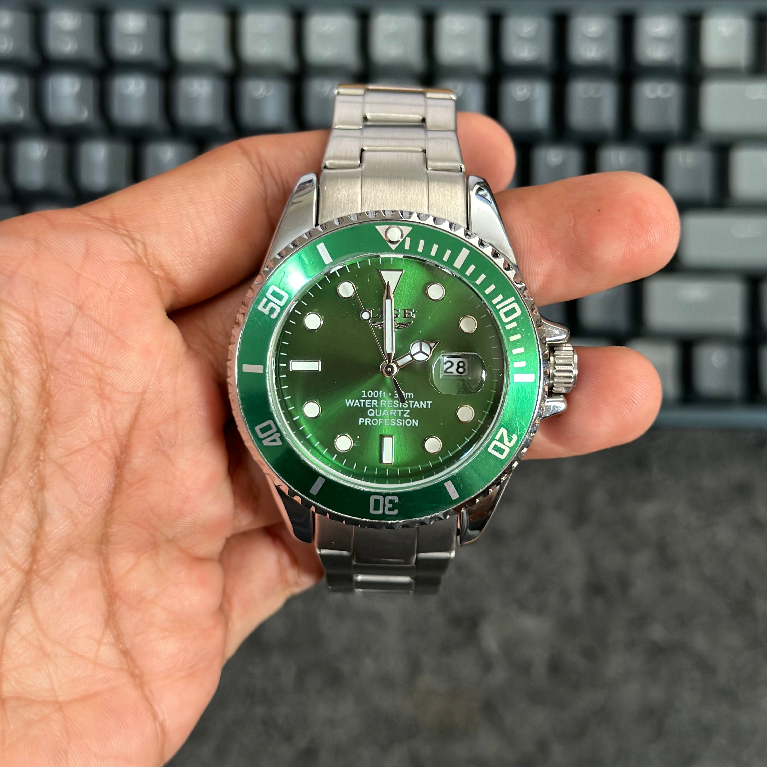 Reloj Lige 10045 Diver para Hombre | Acero Inoxidable