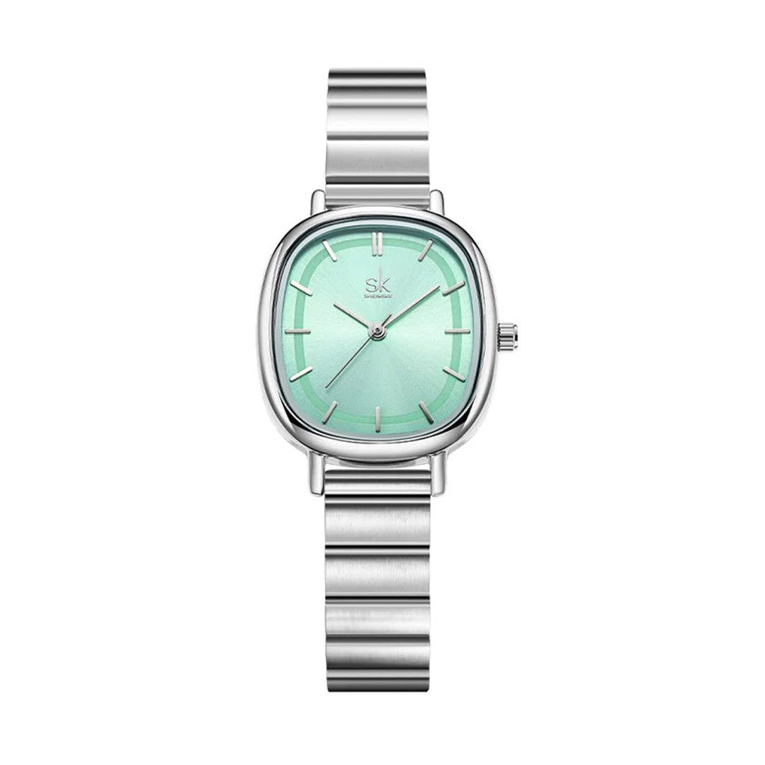 Reloj Shengke 0174 para Dama | Diseño Ovalado Minimalista