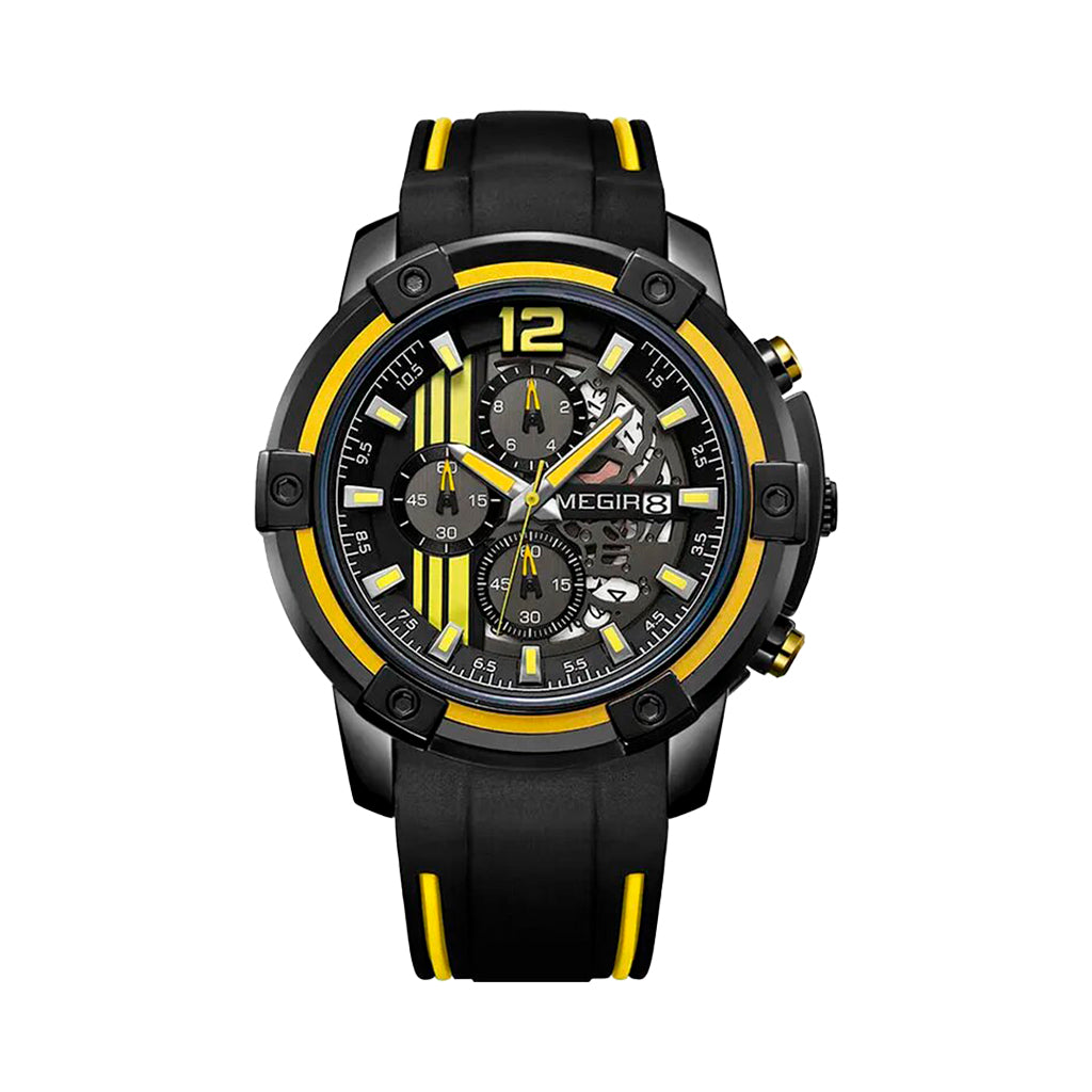 Reloj Megir 2097 deportivo con correa de silicona | MG-2097