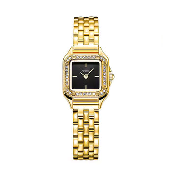 Reloj Sinobi S9867L de Lujo para Mujer | Cristales y Acero