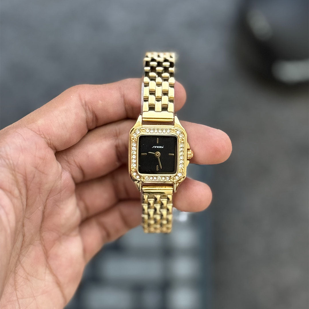 Reloj Sinobi S9867L de Lujo para Mujer | Cristales y Acero