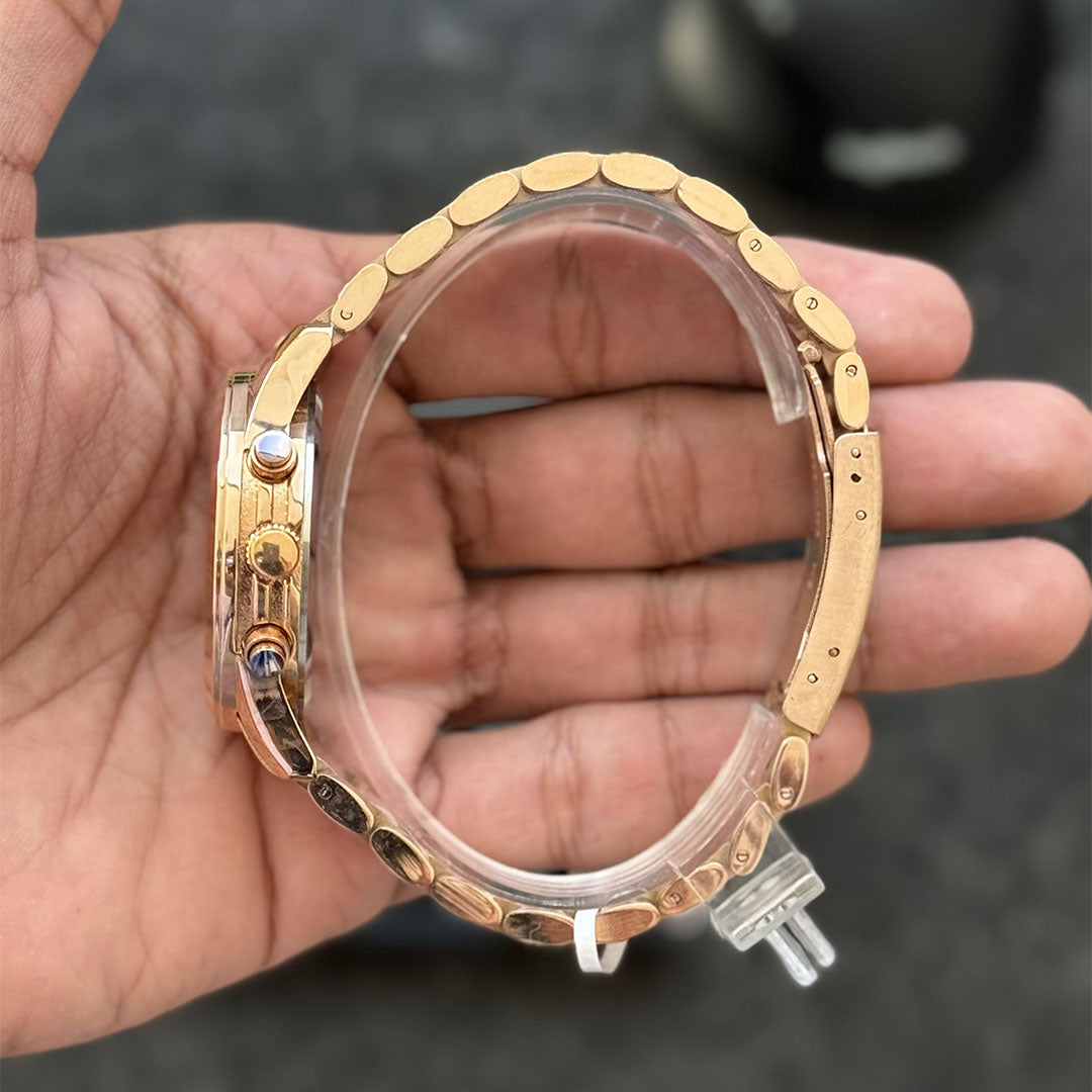 Reloj Megir 2057 de Dama | Cronógrafo Funcional en Acero Inoxidable