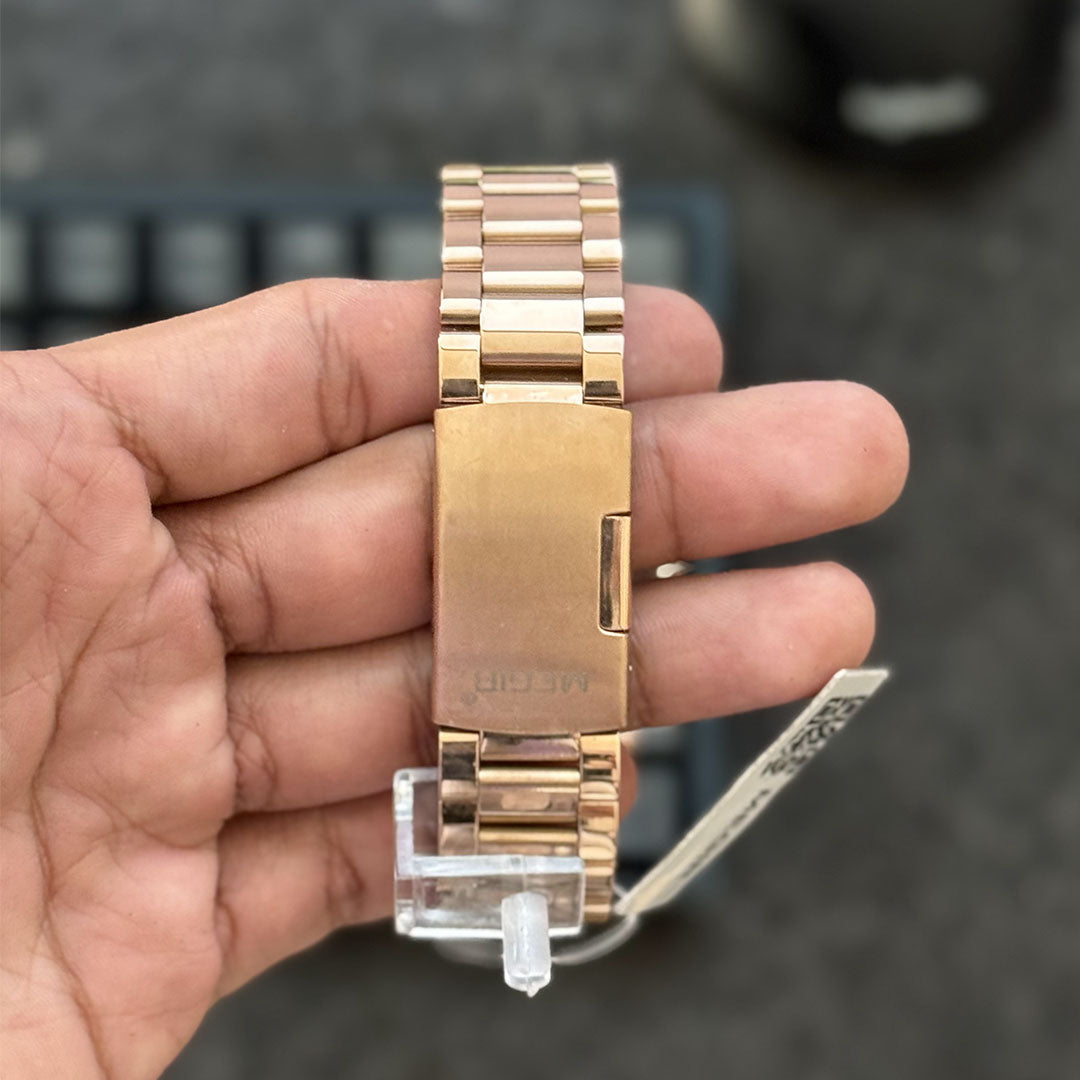 Reloj Megir 2057 de Dama | Cronógrafo Funcional en Acero Inoxidable