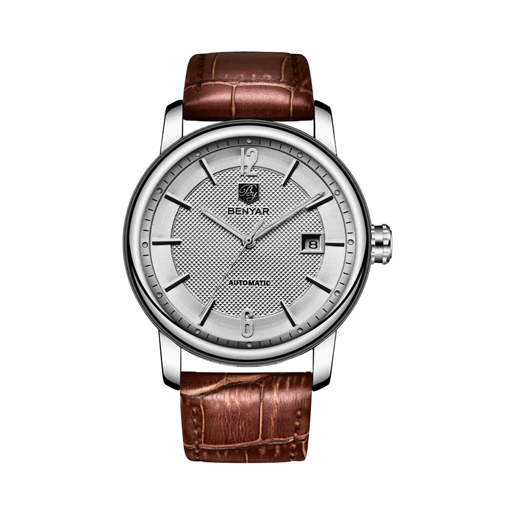 Reloj Benyar 5144 de Vestir Automático para Hombre | Acero