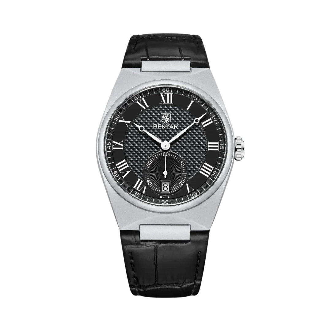 Reloj Benyar 5199 de Vestir Tonneau para Hombre | Estilo Clásico