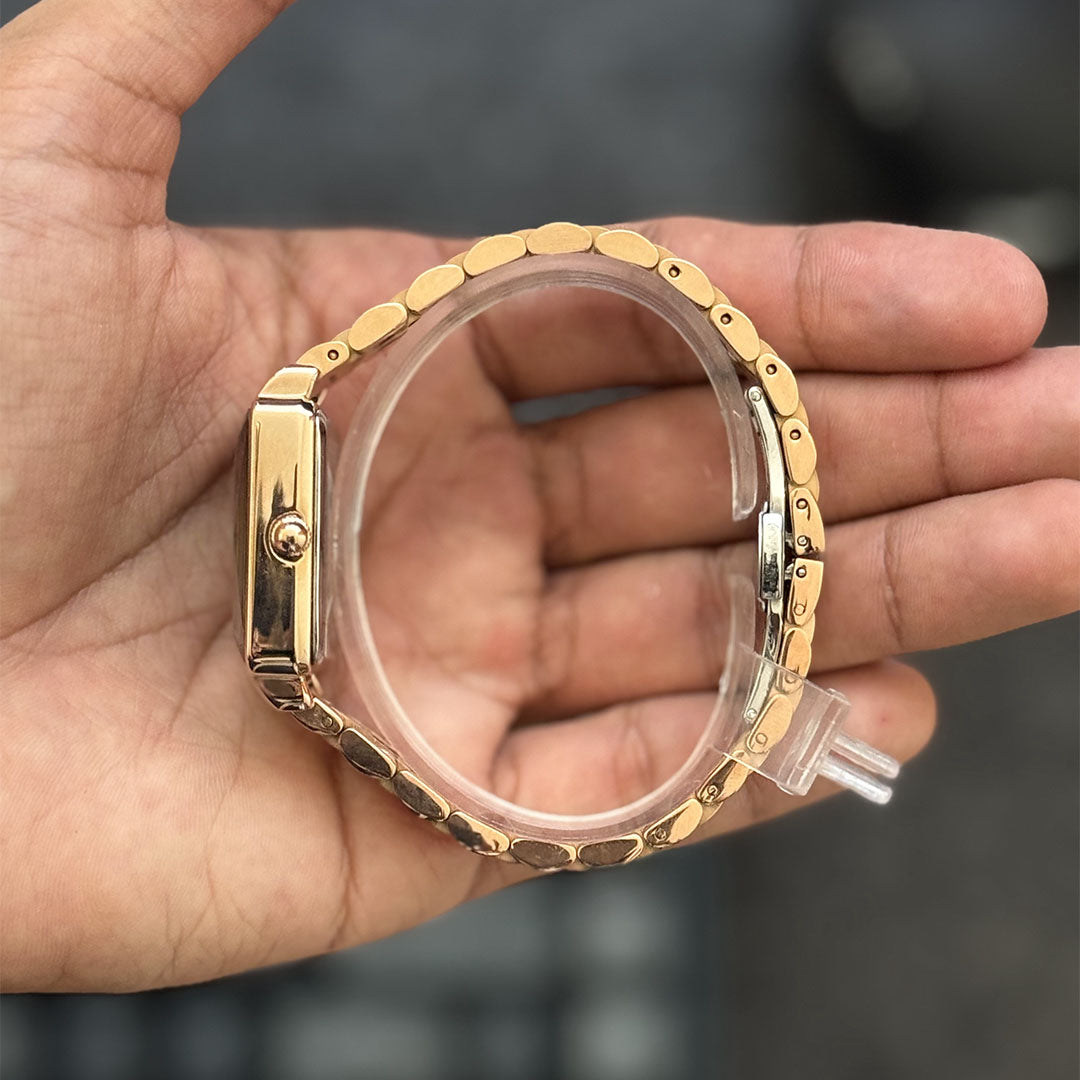 Reloj Labaoli LA258 para Mujer | Diseño Cuadrado y Cristal Facetado