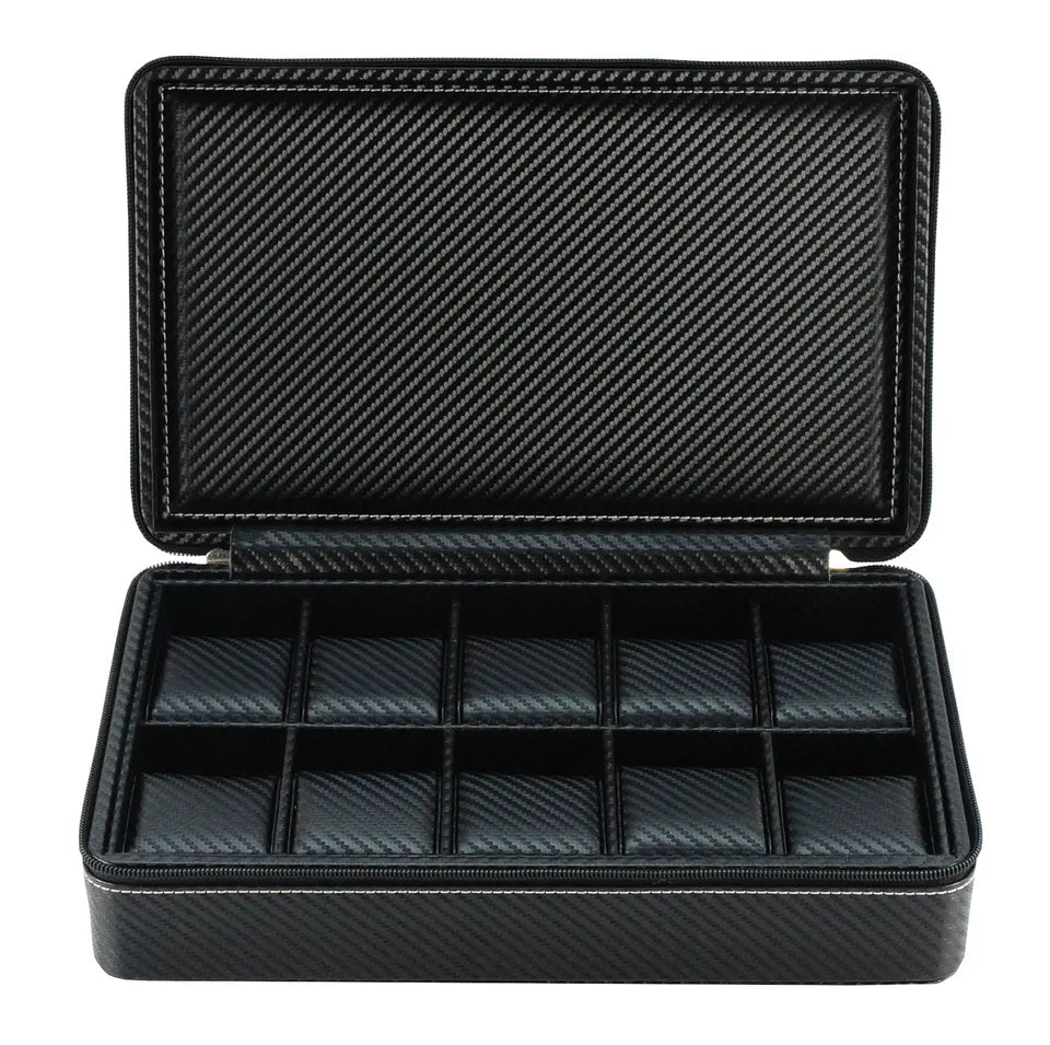 Estuche de Viaje para 10 Relojes | Organizador de Lujo