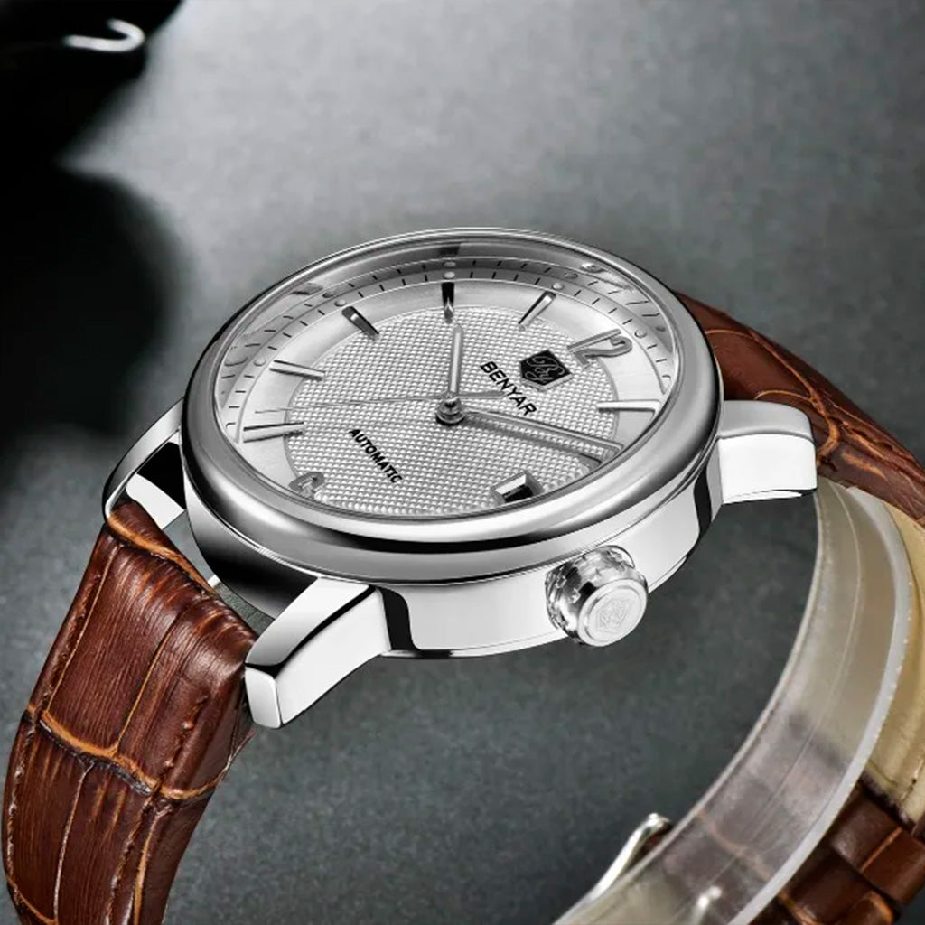 Reloj Benyar 5144 de Vestir Automático para Hombre | Acero