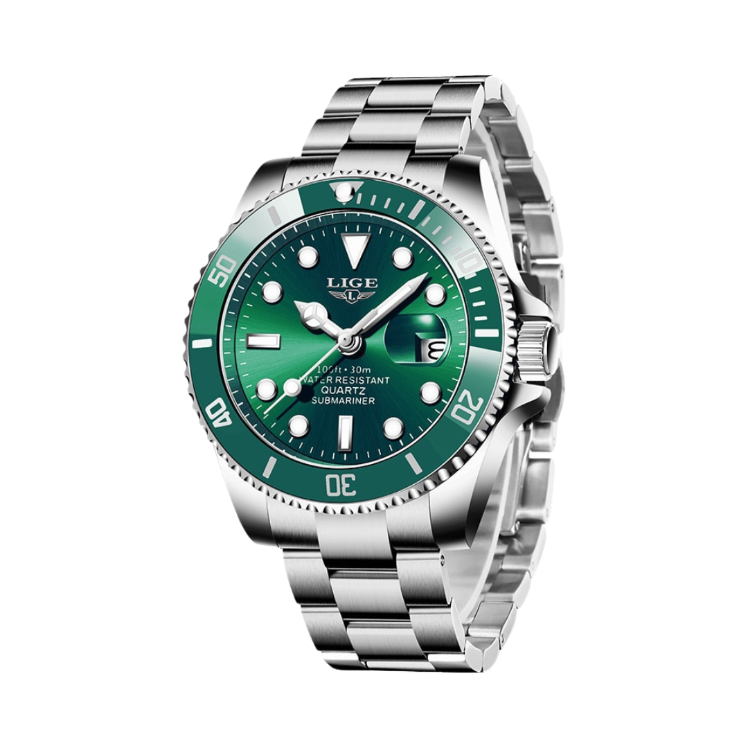 Reloj Lige 10045 Diver para Hombre | Acero Inoxidable