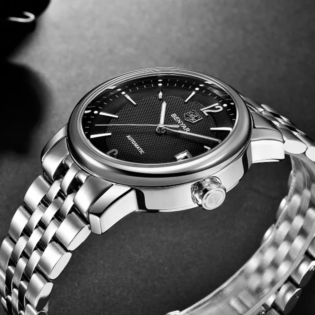 Reloj Benyar 5144 de Vestir Automático para Hombre | Acero