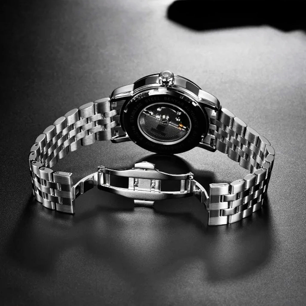 Reloj Benyar 5144 de Vestir Automático para Hombre | Acero