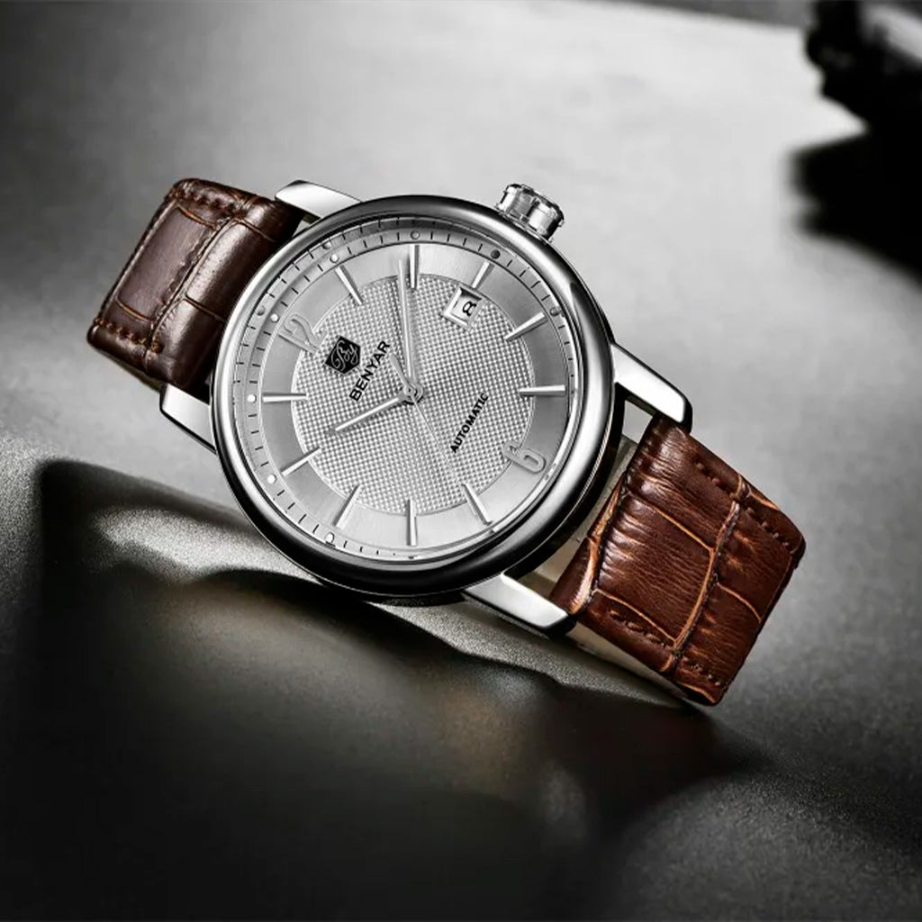 Reloj Benyar 5144 de Vestir Automático para Hombre | Acero