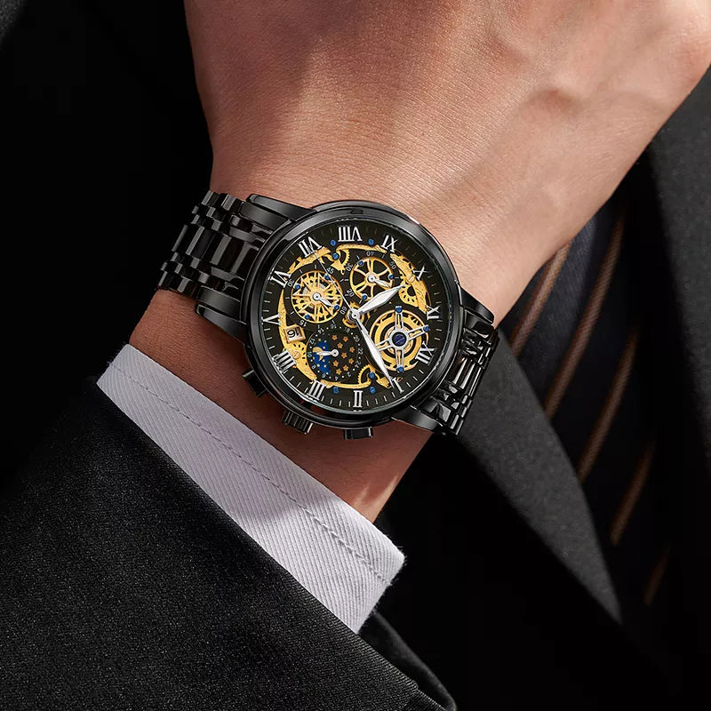 Reloj Lige 8973 Automático Skeleton para Hombre | Lujo y Precisión