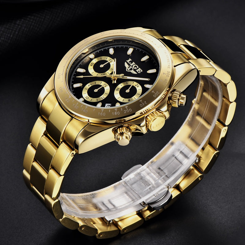 Reloj Lige 8937 elegante con movimiento de cuarzo japonés | LG-8937