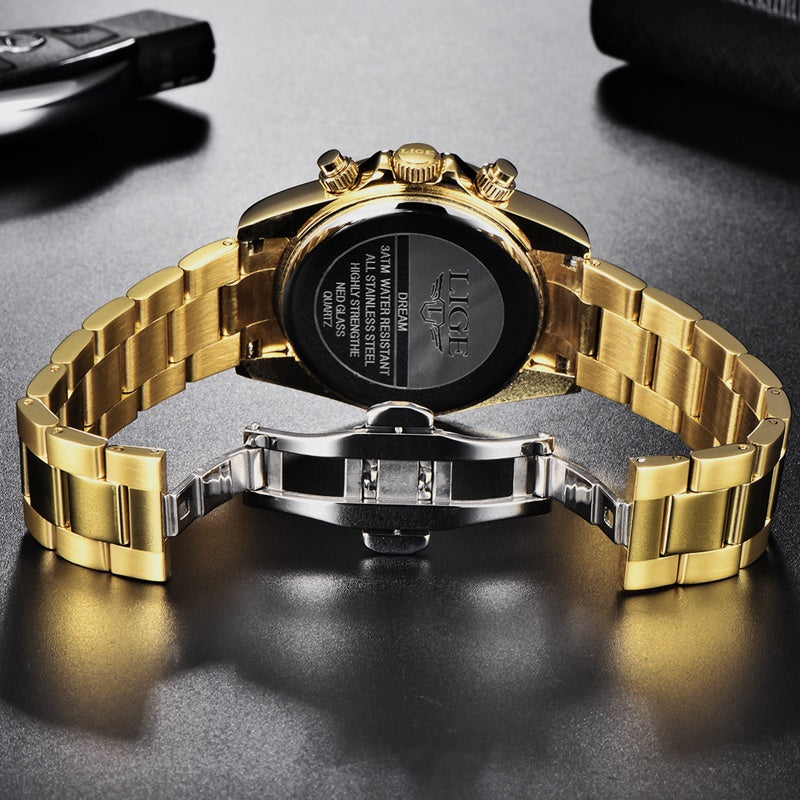 Reloj Lige 8937 elegante con movimiento de cuarzo japonés | LG-8937