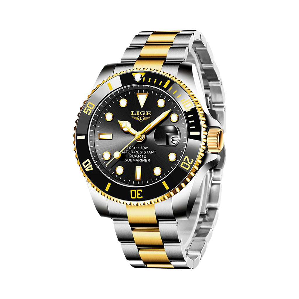 Reloj Lige 10045 Diver para Hombre | Acero Inoxidable